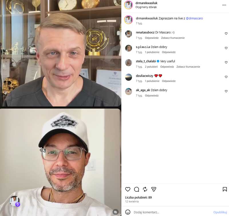 Marek Wasiluk i Miguel Mascaro